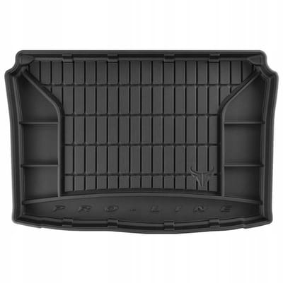 FROGUM - Kofferbakmat - Geschikt voor SKODA Fabia I Hatchback (1999-2007) - TPE Rubber - Zwart