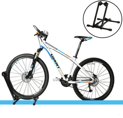 Fietsenrek - Voor of Achterwiel - Fietsstandaard - 24- 27.5 inch en 700C - Racefiets - Mtb - Fietshouder - Opvouwbaar