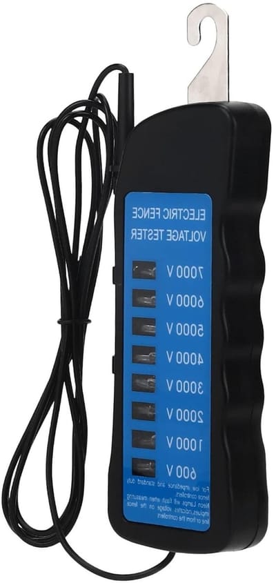 Voltage Tester - Handheld Light Fence Fault Finder - Troubleshooter High Voltage 600 To 7000V - Garden Tools - Locator Checker