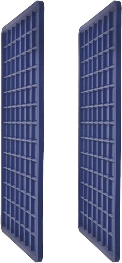 Strijkmat Set - Hittebestendig Kussen - Oppervlak Beschermen - Antislip Ontwerp - 24 x 13.5 cm - Blauw