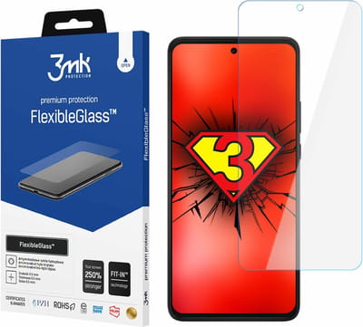 3MK FlexibleGlass - Hybride Beschermglas - Motorola Edge 2022 - Ultra-dun - Krasbestendig