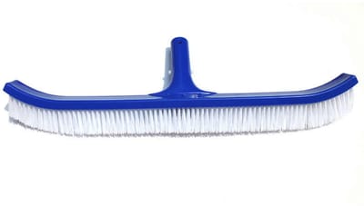 Zwembadborstel - 18 inch, vloer- en wandborstel, rubber, reinigingsgereedschap