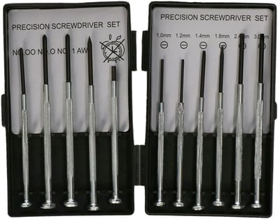 DID Precisie schroevendraaierset - 11-delig - mini schroevendraaier - kleine schroevendraaiers