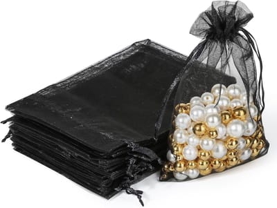 Fruitbeschermingszakjes met trekkoord (set van 50) – Fruit- en groentezakjes – Effen organzazakjes – Beschermende gaaszakjes voor de tuin – Zakjes met trekkoord – Fruitzakjes – Snoepzakjes – 15 x 20 cm