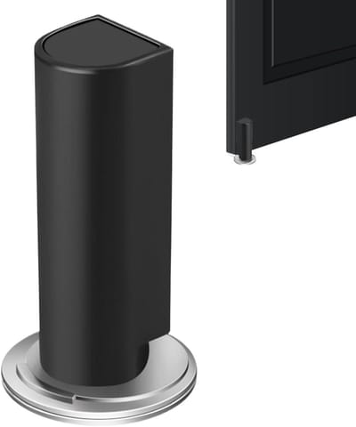 Magnetische Deurstopper - Zonder Boren - Deuren Stabiliseren - Anti-botsing Mechanisme - 8.2x6x6 cm - Zwart