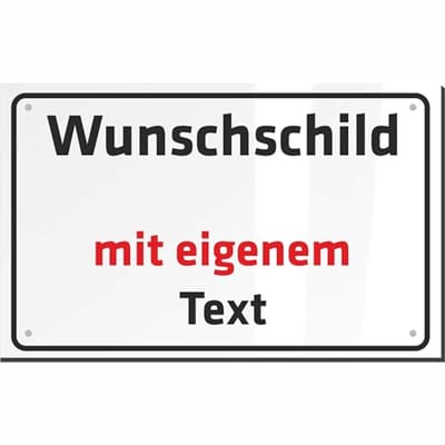 Personalisierbare Aluminium Borden - 0,5 mm - Lichtgewicht - Voor Garage, Hotel, Parkeerplaats, School en Bedrijf