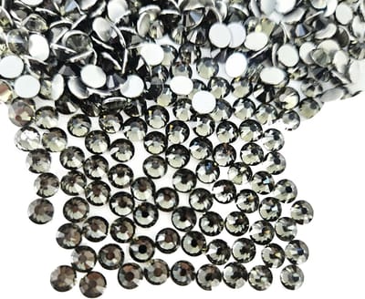 BamBella® - SS20 - Zwart - Plak strass Steentjes - 1440 stuks - strass stenen glitters nail art kleding versieren