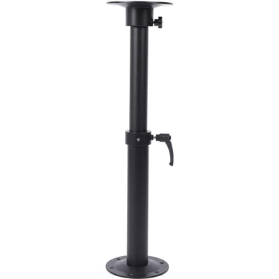 Ensemble de Pieds de Table pour Camping-car 450 à 725 mm Réglable Démontable Alliage d'Aluminium Pied de Table Socle de Montage pour Camping-car Ponton black