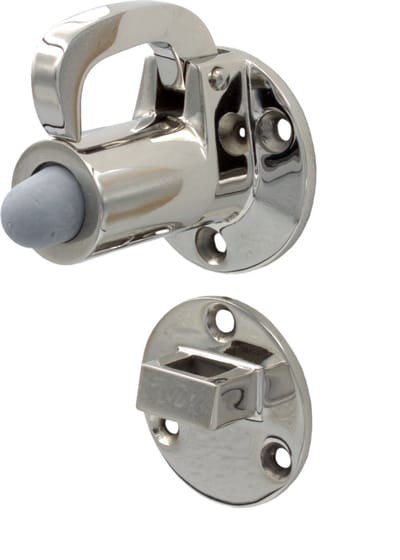 Deurvastzetter - met valhaak - 72mm - Rvs gepolijst - Rvs 316 - S&B - N251201.4