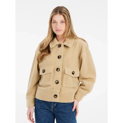 Protest Prtbond – Shacket Dames – Teddy – Overshirt – Tussenjas