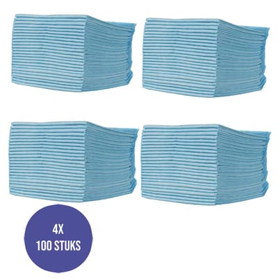 Combideal Hondentoilet - Trainingspad - Zindelijk Maken - 45x33 cm - Blauw - 4x 100 Stuks (400 Stuks)