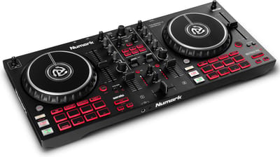 Numark Mixtrack Pro FX - 2 Deck DJ Controller voor Serato DJ met DJ Mixer, Ingebouwde Audio-Interface, Capacitieve Touch Jog-wielen en FX Paddles