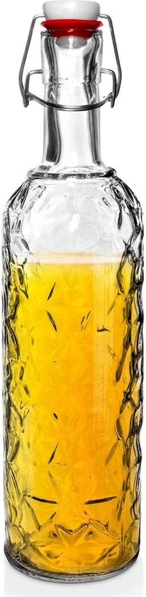 Fles met Beugelsluiting Glas 1,1 l - Beugelfles - Inmaakfles - Oliefles