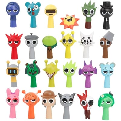 24Stuks/48Stuks Nieuwe Sprunki Figuren Mode Speelgoed Sprunki Incredi Box Anime Actiefiguren Sprunki Spel Cartoon Voor Kinderen Volwassenen Kinderverjaardagscadeau