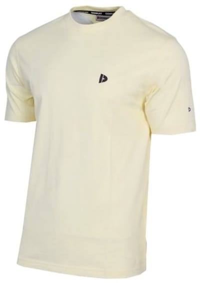 Donnay - T-shirt (Vince) - Sportshirt - Heren - Pastel Yellow (341) - maat S