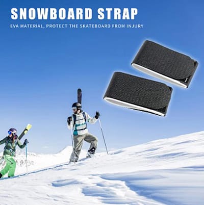 Actie4you® - Skiclips Set – Bescherming - Ski bandjes - Ski straps - ski binders- skibinder - ski clip - ski houder - skiclips - set van 2 bandjes
