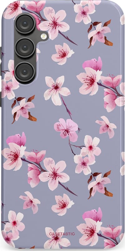 Casetastic Hoesje Geschikt voor Samsung S23 FE - Stijlvolle Beschermende Duo-layer Case - Bloemsem Bries