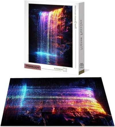 Kleurpuzzel 1000 stukjes - Legpuzzel volwassenen - Ontspanning thuis - Houten kwaliteit stukjes - 75 x 50 cm - Herfstkleuren