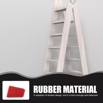 Ladder Voetjes - Rubber Doppen - Veilig Werken - Antislip Bodem - 5.5 x 3.8 cm - Rood