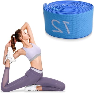 Dailygoods - Yoga-riemen, elastische weerstandsbanden voor yoga, stretching voor fitness, pilates en gymnastiek