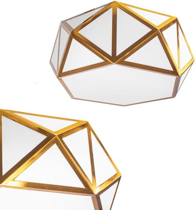 Toolight App1238-C Plafonnière Goud 35X35X16Cm