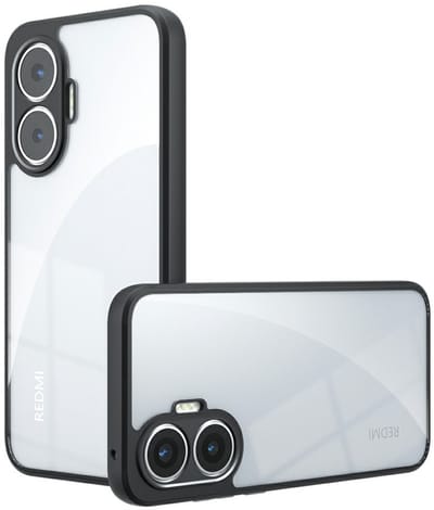 Coverup Hoesje - Geschikt voor Xiaomi Poco F7 Hoesje - Coverup Transparante Back Cover met Camera Cover - Transparant