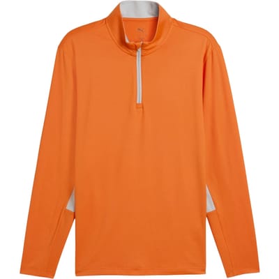 Puma Pure 2.0 golf-tussenlaag met kwartrits voor heren (Oranje)