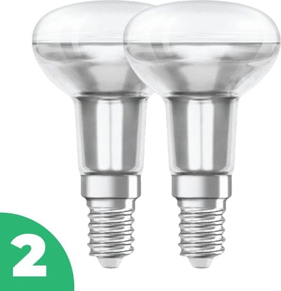 Trixline Reflector R50 Gloeilamp E14 - 60W - Warm Wit Licht - Dimbaar - 2 stuks