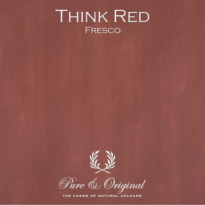 Pure & Original Fresco Kalkverf Think Red 5 L