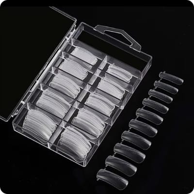 Go Go Gadget - Nageltips - Transparant - Voor Acryl & Gelnagels - Set van 100 stuks - Inclusief opbergdoos