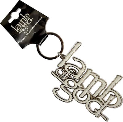 Lamb Of God - Logo Sleutelhanger - Grijs