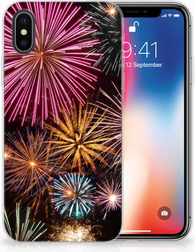 Apple iPhone X | Xs Silicone Back Cover Vuurwerk