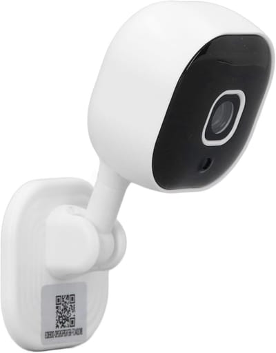 Beveiligingscamera Binnen - Thuisbewaking Camera - Huis Monitoren - Bewegingsdetectie Nachtzicht - 1080P HD - Wit
