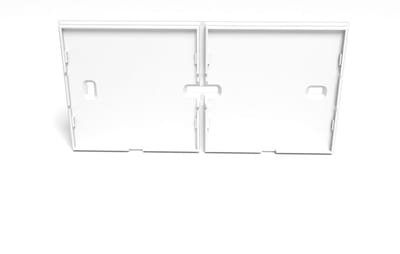 Afdekraam geschikt voor Philips Hue Tap Dial - 2-voudig - Inbouwdoos - Montageplaat - Wit