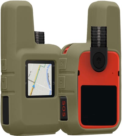 kwmobile Hoesje geschikt voor Garmin inReach Mini 2 - Beschermhoes voor handheld GPS - Back cover in groen
