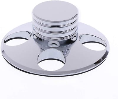 Vinyl Stabilisator - Platenspeler Gewicht - Geluid Verbeteren - Resonantie Demping - 79 mm Diameter - Zilver