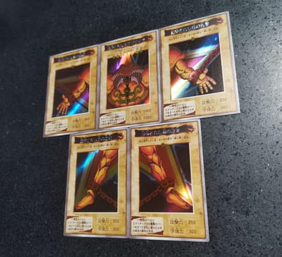 5 stuks/set Doe-het-zelf Yu-Gi-Oh! Exodia de Verboden Ene Zelfbeheersing Verzamelen Handtekening Handel Kaart Anime Cartoon Perfect Cadeau