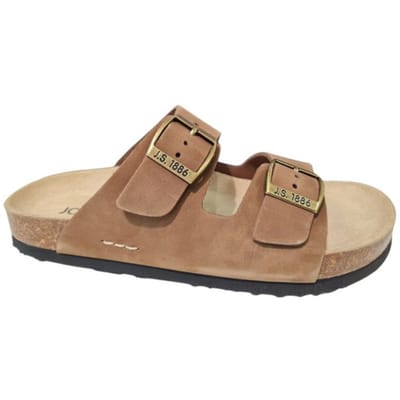 JOSEF SEIBEL Nubuck Dames Slippers - Beige - 41