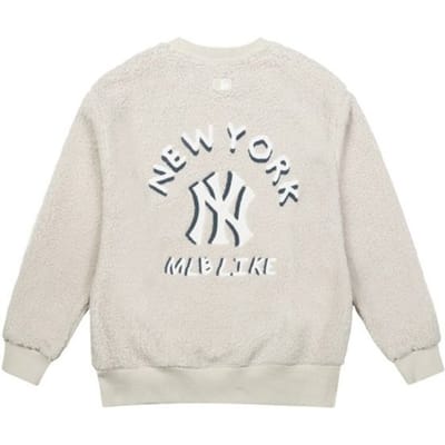 MLB New York Yankees Crewneck Sweatshirt Unisex sweatshirt Off-White 31MTF2061-50B XXL white