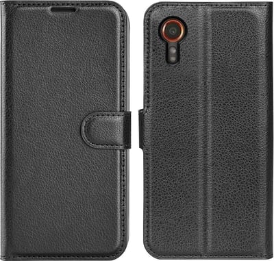 Coverup Hoesje - Geschikt voor Samsung Galaxy Xcover 7 Hoesje - Coverup Book Case - Zwart