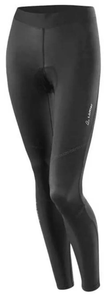 Loeffler fietsbroek dames lang – W Bike Tights Hotbond® RF Gel – Zwart