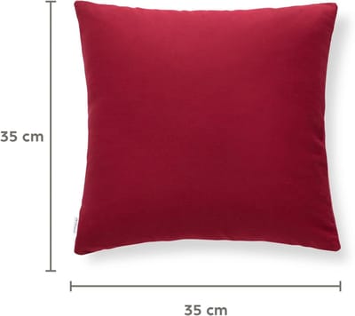 Famanu - Set van 2 kussensloop 35x35 microvezel premium super zachte kussenslopen resistent en hypoallergeen anti-mijt kussenbeschermer decoratief met verborgen rits wasbaar