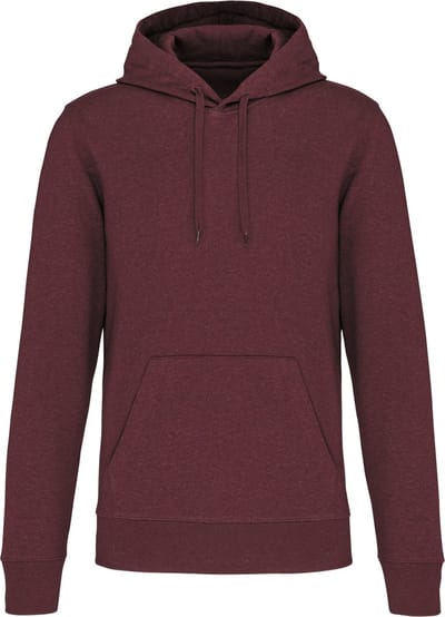 Kariban Ecologische herensweater met capuchon K4027 - Wine Heather - M