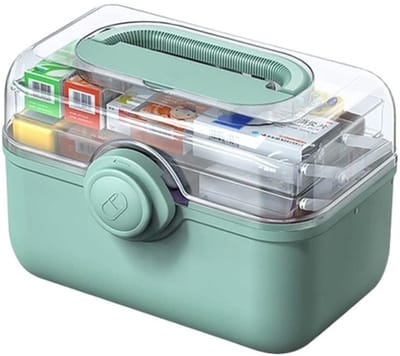Home & Marker - Multi-Level Opbergbox Met Meerdere Compartimenten - Organizer Koffer 28x19x16cm - BOKSARA