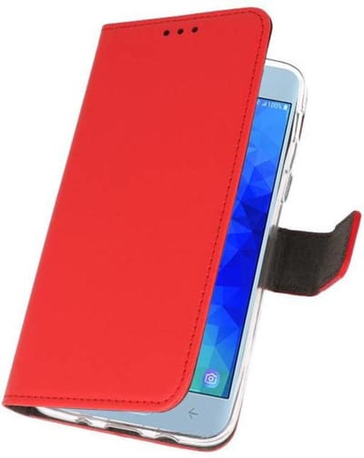 Bestcases Pasjeshouder Telefoonhoesje Samsung Galaxy J3 (2018) -  Rood