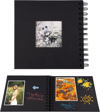 Creatief DIY Scrapbook Album 17 x 17 cm met 20 Pagina's, Perfect voor Trouwen, Reizen en Foto's