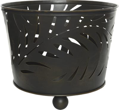 Fire bucket iron dia39-H32cm black