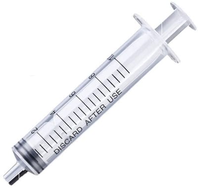 Han-Bar® 10 x Wegwerp Injectiespuit – Doseerspuit - Spuit - Spuiten - 10 ml – Zonder naald met 2 schoonmaak borsteltjes
