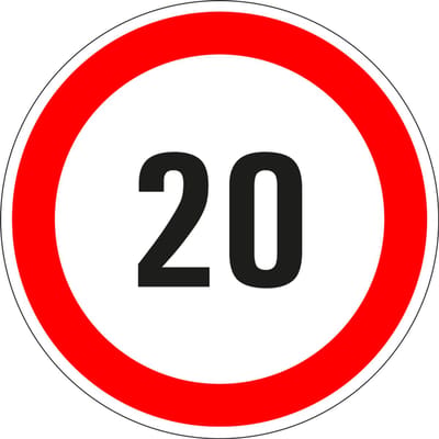 20 bord - kunststof 100 mm
