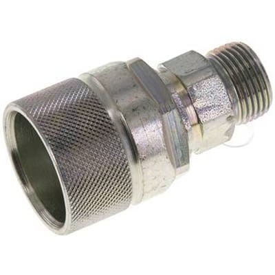 Stalen DN 10 Hydraulische Koppeling Insteeknippel 12 mm S Knelring ISO 14541/8434-1 D M28 x 2